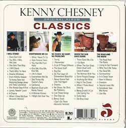 Kenny Chesney Original Album Classics 5 CDs + Digital Copy : I Will Stand / Everywhere We Go / No Shirt No Shoes No Problem / When the Sun Goes Down / The Road and the Radio