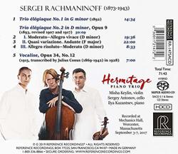 Hermitage Piano Trio Plays Rachmaninoff
