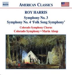 Roy Harris: Symphony No. 3; Symphony No. 4 'Folk Song Symphony'