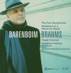 Johannes Brahms: The Four Symphonies / Variations on a Theme by Haydn / Tragic Overture / Academic Festival Overture - Daniel Barenboim / Chicago Symphony Orchestra