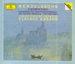 Mendelssohn: Symphonies 1-5 / Overtures