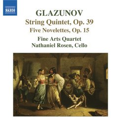 Glazunov: String Quintet; Five Novelettes
