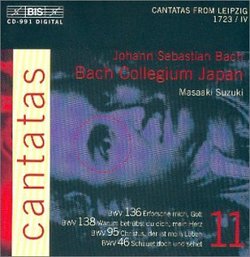 Bach: Cantatas, Vol 11 (BWV 136, 138, 95, 46) /Bach Collegium Japan · Suzuki