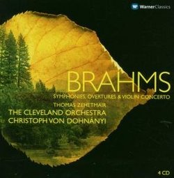 Brahms: Symphonies, Overtures & Violin Concerto