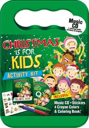 Christmas sing-along Activity Kit (Packaged in carrying case with Stickers, Crayons and Coloring Book)