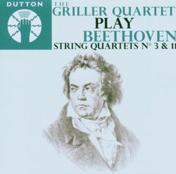 Beethoven: String Quartets No. 3 & 11