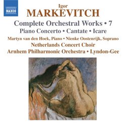 Comp Orchestral Works 7: Piano Cto Cantate Icare