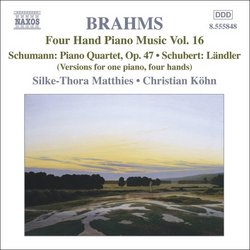 Brahms: Four Hand Piano Music, Vol. 16