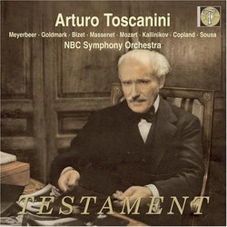 Toscanini conducts Bizet, Mozart, Copland, etc.