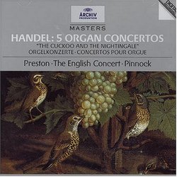 Handel: 5 Organ Concertos [Germany]