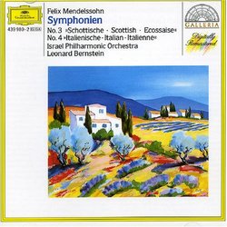 Mendelssohn: Symphony No.3 'Scottish', Symphony No.4 'Italian' [Germany]