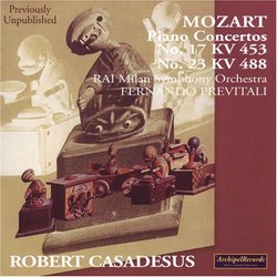 Mozart: Piano Concertos  No. 17 KV 453, No. 23 KV 488