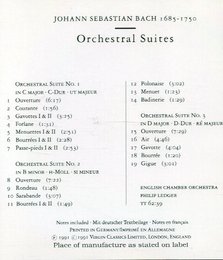 Orchestral Suites 1-3