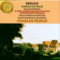 Berlioz: Harold in Italy Opus 16 ; d'Indy: Symphony on a French Mountain Air Opus 25