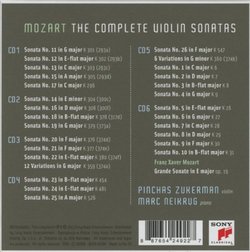 Mozart: Complete Violin Sonatas