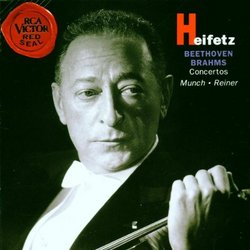 Heifetz: Beethoven & Brahms Concertos (Beethoven: Concerto for violin in D; Brahms: Violin Concerto in D Op77)