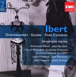 Ibert: Divertissement; Escales; Flute Concerto; Symphonie marine