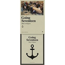 Seventeen Mini Album Going Seventeen 3rd Ver.2 [Make it Happen] CD + Poster + Photobook + Member Photocard + Unit Photocard + Paddle Bookmark + Boarding Pass + Lyrics Paper + Gift