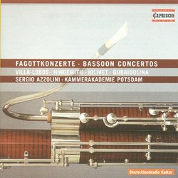 Bassoon Concertos: Villa-Lobos, Hindemith, Jolivet, Gubaidulina