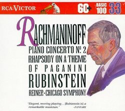 RCA Victor Basic 100, Vol. 33- Rachmaninoff: Piano Concerto No. 2 / Rhapsody on a Theme of Paganini / Vocalise