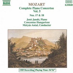 Mozart: Piano Concerti 17 & 18