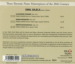 Scriabin, Prokofiev & Shostakovich: Piano Sonatas