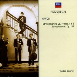 Haydn: String Quartets Op. 77 Nos. 1 & 2; String Quartet Op. 103 [Australia]