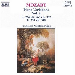 Mozart: Piano Variations, Vol. 2