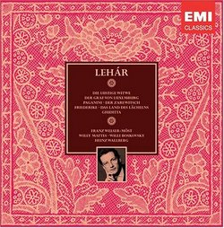 Lehar: Die Lustige Witwe, Der Graf von Luxembourg, Paganini, Der Zarewitsch, Friederike, Das Land des Lachelns, Giuditta (13 CD's)