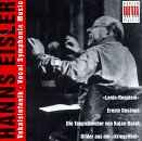 Hanns Eisler: Vocal Symphonic Music