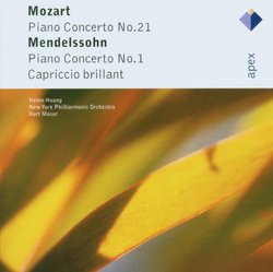 Mozart: Pno Cto No 21 / Mendelssohn: Pno Cto No 1