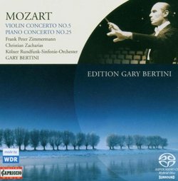 Mozart: Violin Concerto No. 5; Piano Concerto No.25 [Hybrid SACD]
