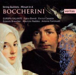 Boccherini: String Quintets; Minuet in A /Europa Galante * Biondi