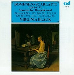 D Scarlatti: Sonatas for Harpsichord /Black