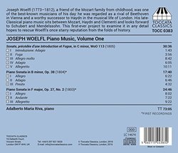 Joseph Woelfl: Piano Music, Vol. 1