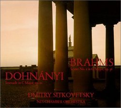 Dohnanyi: Serenade in C Major, Op. 10; Brahms: Sextet No. 2 in G Major, Op. 36 / Sitkovetsky, NES Chamber Orchestra