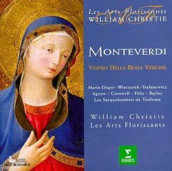 Monteverdi - Vespro della Beata Vergine / Marin-Degor, Wieczorek, Stefanowicz, Agnew, Cornwell, Félix, Bayley, Les Arts Florissants, Christie