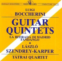 Boccherini Quintets for Guitar & Strings - D Major, C Major (Hungaroton)