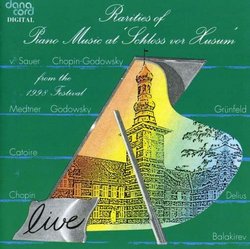 Rarities of Piano Music at Schloss vor Husum 1998