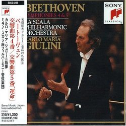 Beethoven: Symphonies Nos. 4 & 5 [Japan]