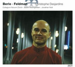 Christophe Desjardins plays Berio, Feldman