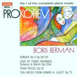 Prokofiev: Complete Piano Music, Vol. 1
