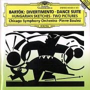 Béla Bartók: Divertimento / Dance Suite / Hungarian Sketches / Two Pictures - Chicago Symphony Orchestra / Pierre Boulez
