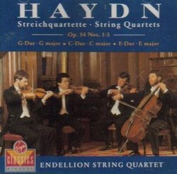 Franz Josef Haydn:String Quartets  op 54 Nos 1 2 3 (Virgin)