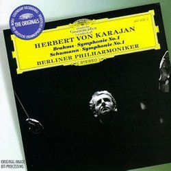 Brahms, Schumann: Symphony No. 1 / Karajan, Berlin Philharmonic Orchestra