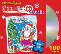 SANTA CLAUS IS COMING TO TOWN KID PUZZLE WITH CD#1