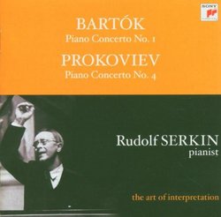 Bartók: Piano Concerto No. 1; Prokoviev: Piano Concerto No. 4