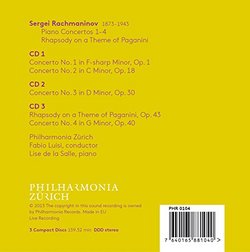 Rachmaninov: Piano Concertos 1-4 - Rhapsody on a Theme of Paganini