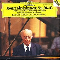 Mozart: Piano Concertos Nos. 20 & 12