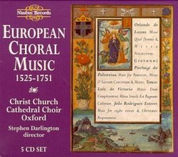 European Choral Music 1525 - 1751 [Box Set]